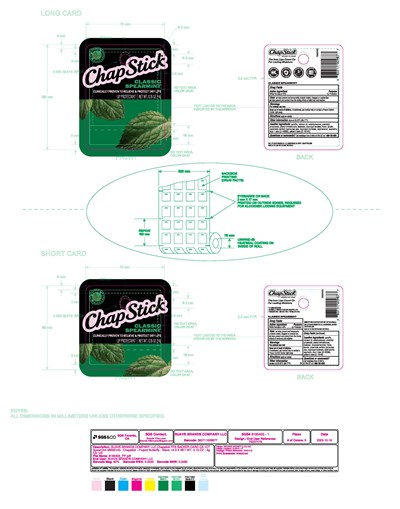 1 Ct Spearmint Upc 383711009877 (70007479 Ffs Backer Card Cs 1ct Spearmint Pp)